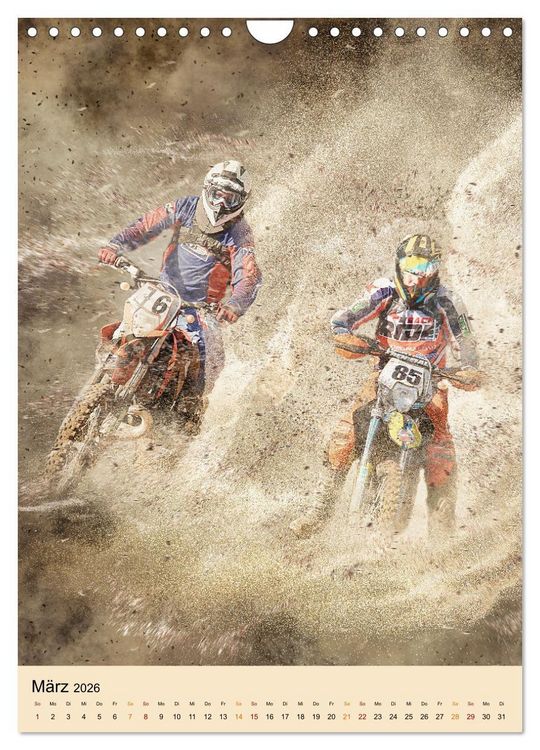 Produktbild: Motocross - Sport der Extreme (Wandkalender 2026 DIN A4 hoch), CALVENDO Monatskalender