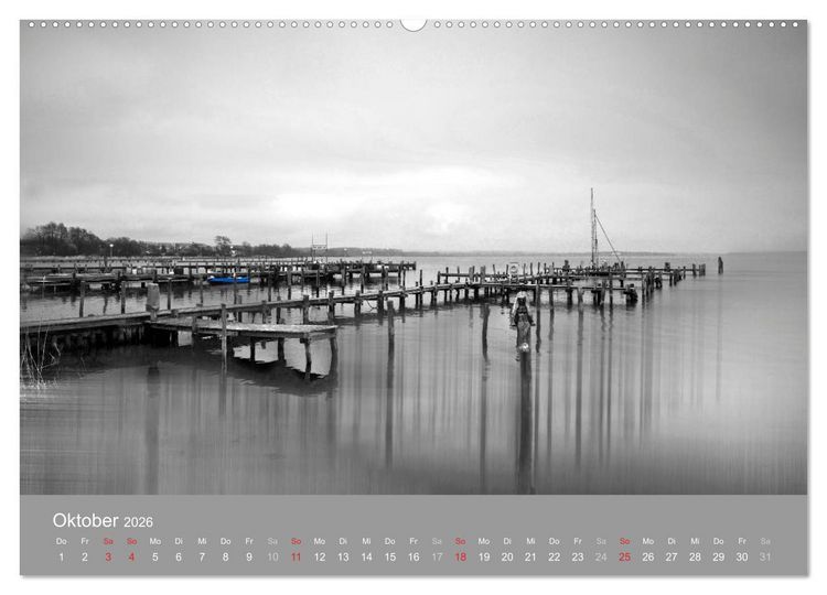 Produktbild: H&auml;fen der Ostsee (hochwertiger Premium Wandkalender 2026 DIN A2 quer), Kunstdruck in Hochglanz
