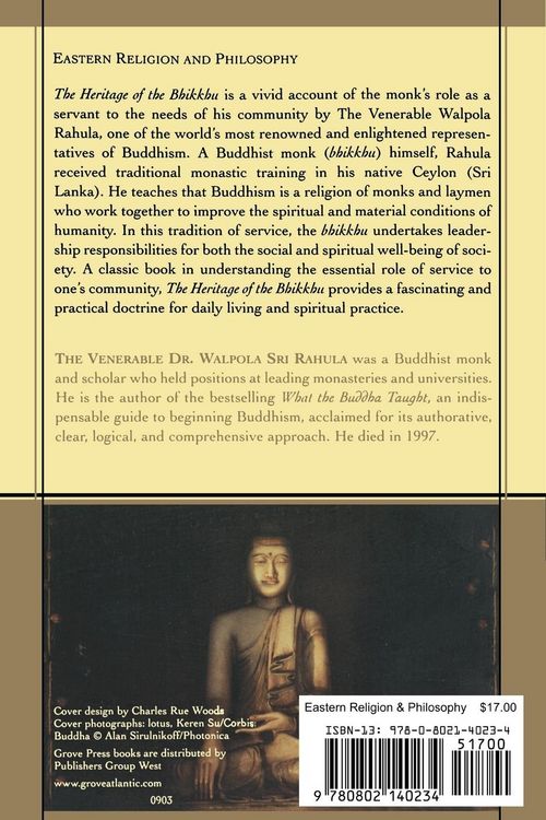 Produktbild: The Heritage of the Bhikkhu