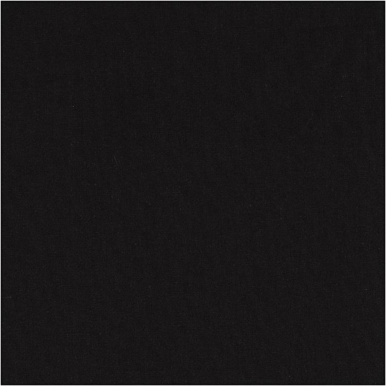 Produktbild: Creativ Company Stoff, B 145 cm, 140 g, Schwarz, 2 m