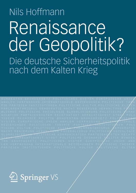 Produktbild: Renaissance der Geopolitik?