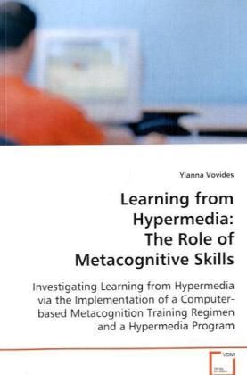 Produktbild: Vovides Yianna: Learning from Hypermedia: The Role of Metaco