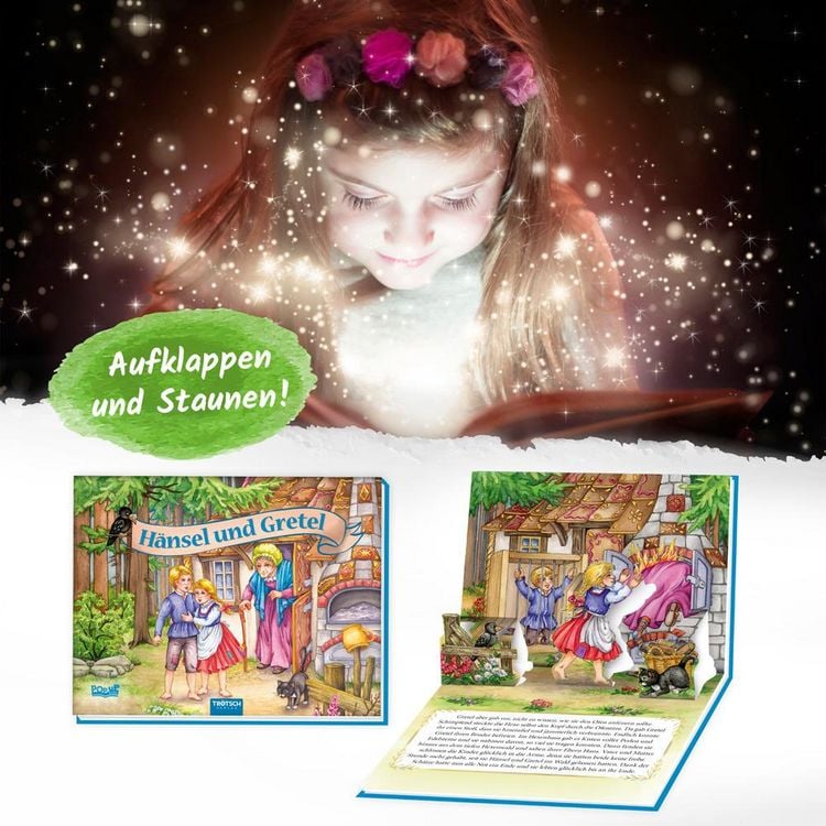 Produktbild: Tr&ouml;tsch M&auml;rchenbuch Pop-up-Buch H&auml;nsel und Gretel