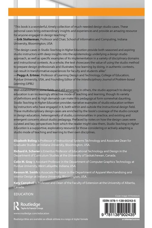 Produktbild: Studio Teaching in Higher Education