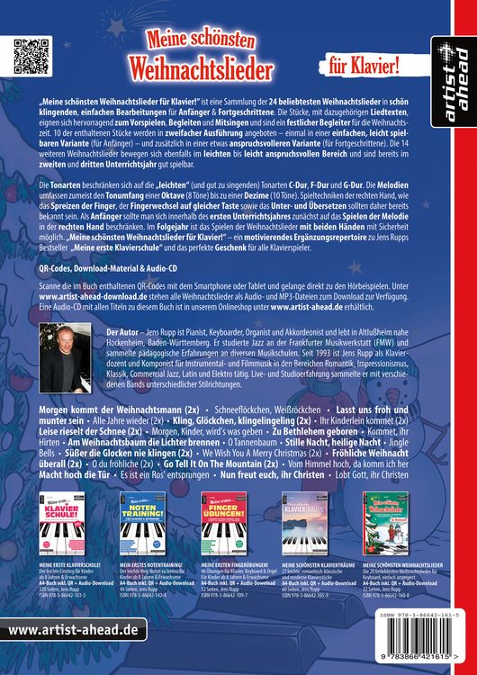 Produktbild: Meine sch&ouml;nsten Weihnachtslieder f&uuml;r Klavier!