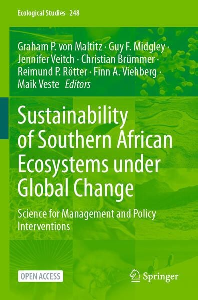 Produktbild: Sustainability of Southern African Ecosystems under Global Change