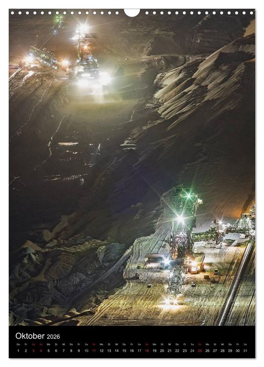 Produktbild: Der Tagebau Hambach (Wandkalender 2026 DIN A3 hoch), CALVENDO Monatskalender