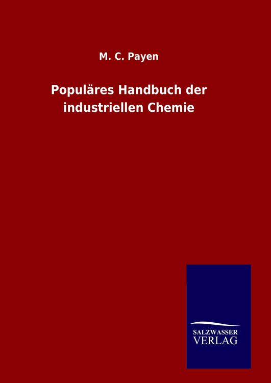 Produktbild: Popul&auml;res Handbuch der industriellen Chemie