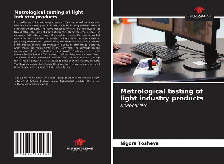 Produktbild: Metrological testing of light industry products