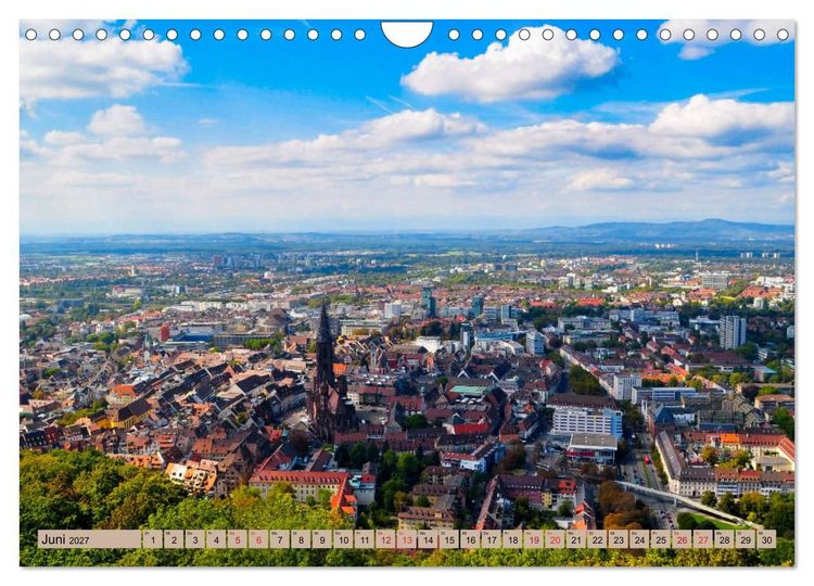 Produktbild: Freiburg Regio (Wandkalender 2027 DIN A4 quer), CALVENDO Monatskalender