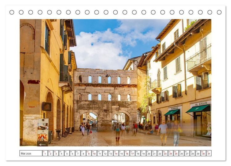 Produktbild: Verona - malerische Stadt mit Charme (Tischkalender 2026 DIN A5 quer), CALVENDO Monatskalender