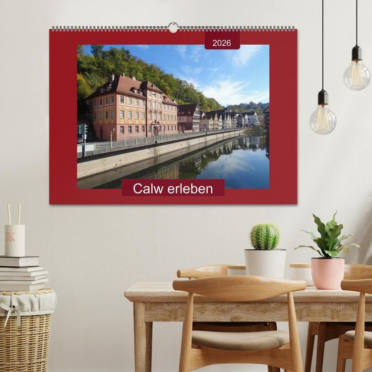Produktbild: Calw erleben (Wandkalender 2026 DIN A2 quer), CALVENDO Monatskalender
