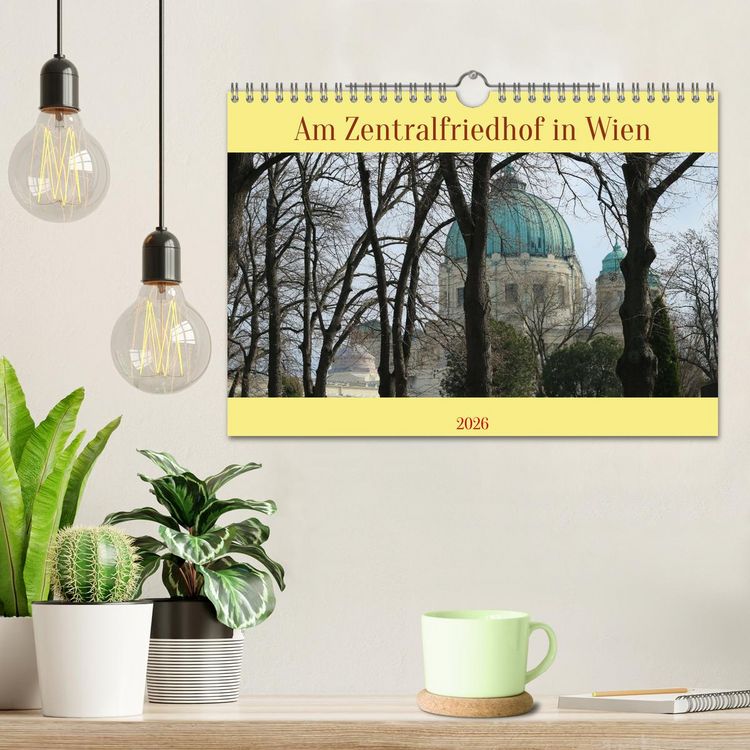Produktbild: Am Zentralfriedhof in Wien (Wandkalender 2026 DIN A4 quer), CALVENDO Monatskalender