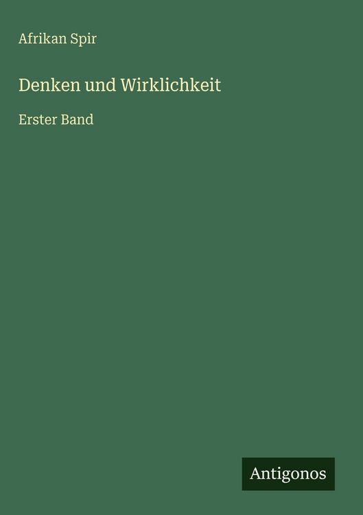 Produktbild: Denken und Wirklichkeit