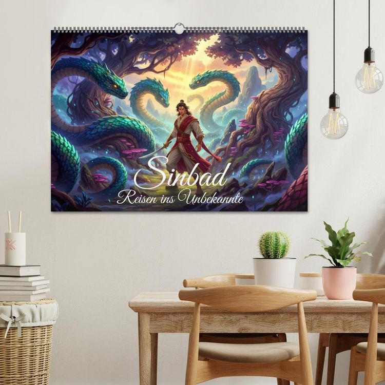 Produktbild: Sinbad &ndash; Reisen ins Unbekannte (Wandkalender 2027 DIN A2 quer), CALVENDO Monatskalender