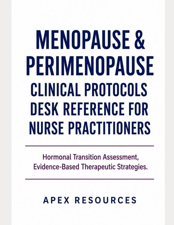 Produktbild: MENOPAUSE & PERIMENOPAUSE CLINICAL PROTOCOLS DESK REFERENCE FOR NURSE PRACTITIONERS