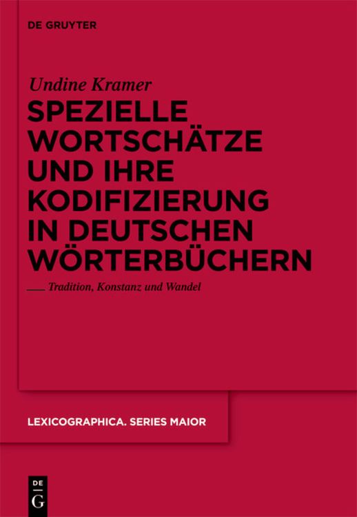 Produktbild: Spezielle Wortsch&auml;tze und ihre Kodifizierung in deutschen W&ouml;rterb&uuml;chern
