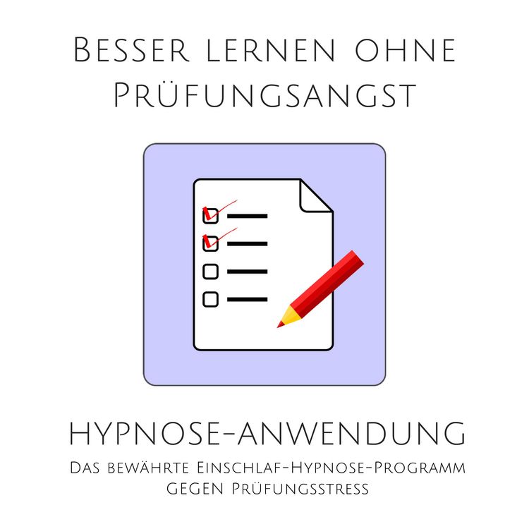 Produktbild: Besser lernen ohne Pr&uuml;fungsangst: Hypnose-Anwendung