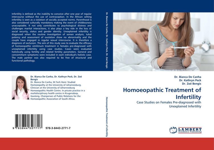 Produktbild: Homoeopathic Treatment of Infertility