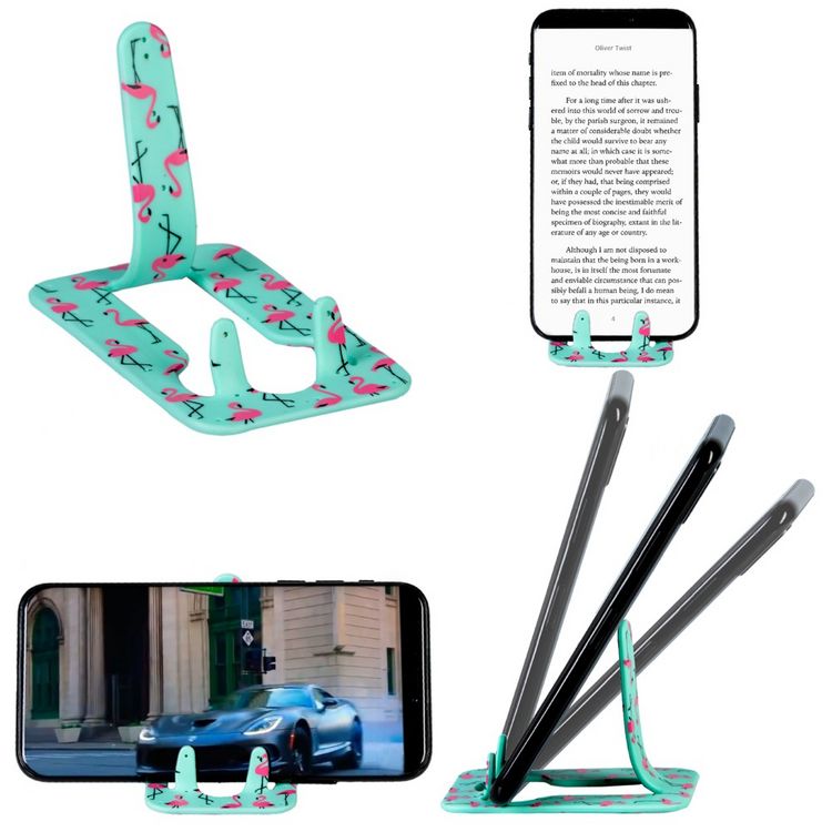 3 Faltbare Handyhalter Mit Spiegel – Niedliche Anime-Designs Für Smartphones & Tablets