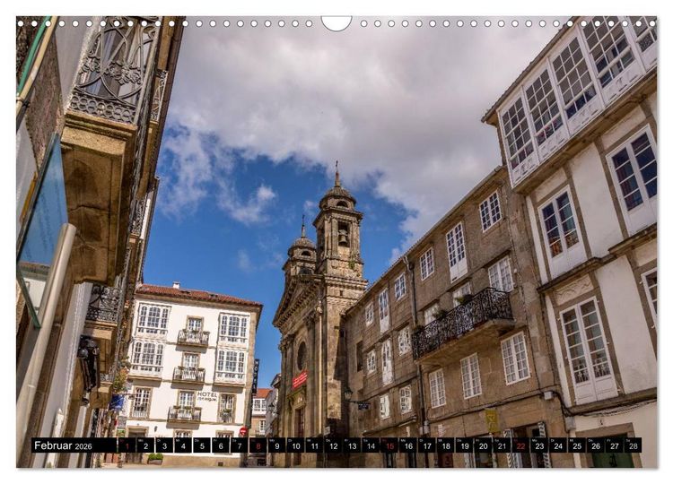 Produktbild: Santiago de Compostela - Ziel einer Pilgerreise (Wandkalender 2026 DIN A3 quer), CALVENDO Monatskalender