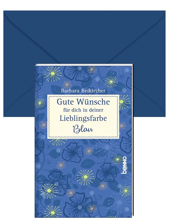 Produktbild: Gute W&uuml;nsche f&uuml;r dich in deiner Lieblingsfarbe: Blau
