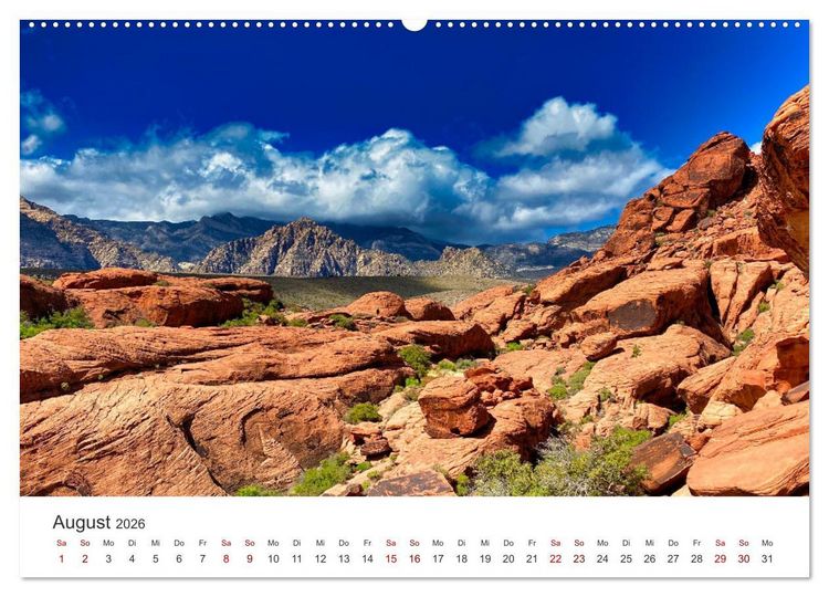 Produktbild: Nevada - Mehr als nur Las Vegas (hochwertiger Premium Wandkalender 2026 DIN A2 quer), Kunstdruck in Hochglanz