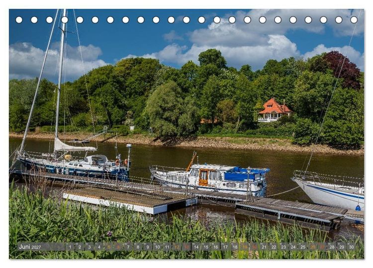 Produktbild: Bremen-Nord - maritim und angenehm (Tischkalender 2027 DIN A5 quer), CALVENDO Monatskalender