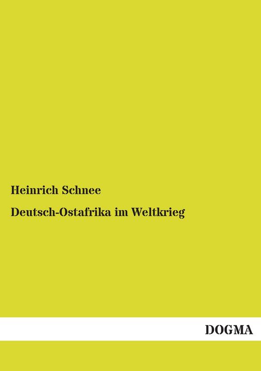 Produktbild: Deutsch-Ostafrika im Weltkrieg
