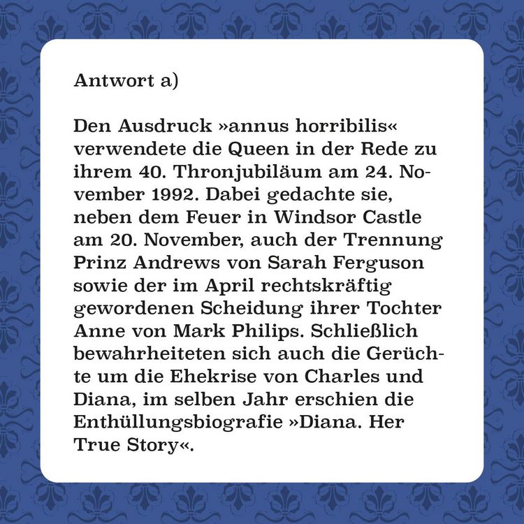 Produktbild: Royals-Quiz