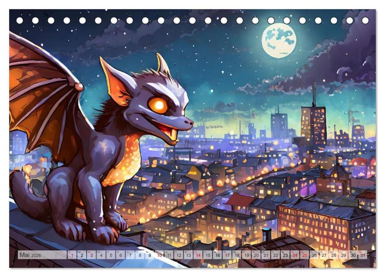 Produktbild: S&uuml;&szlig;es oder Saures - Ein Jahr voller Monsterspa&szlig; (Tischkalender 2026 DIN A5 quer), CALVENDO Monatskalender