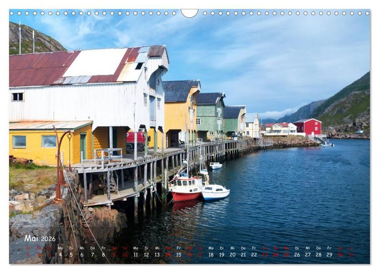 Produktbild: VESTERALEN UND LOFOTEN - Inselparadies im Eismeer (Wandkalender 2026 DIN A3 quer), CALVENDO Monatskalender