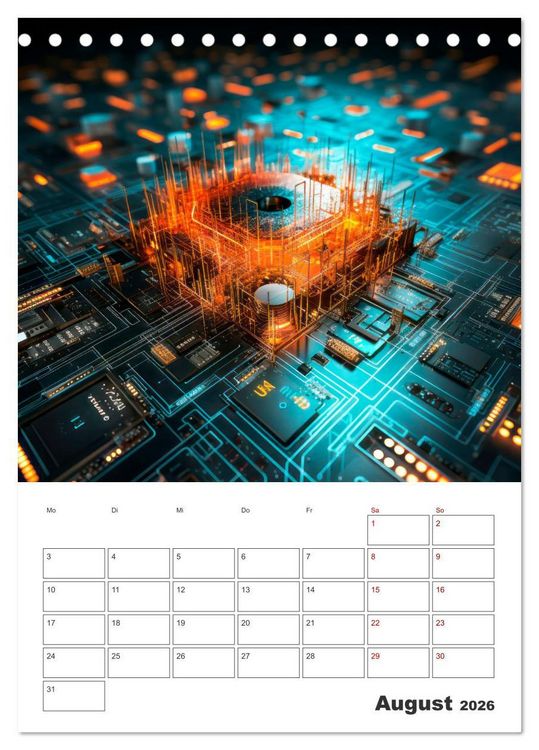 Produktbild: KRYPTO Cooler Terminplaner (Tischkalender 2026 DIN A5 hoch), CALVENDO Monatskalender