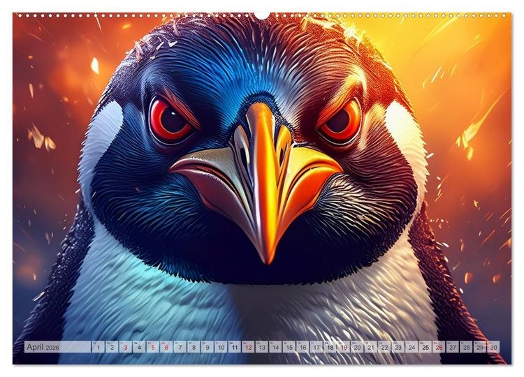 Produktbild: Bitters&uuml;&szlig;e Miesepeter (hochwertiger Premium Wandkalender 2026 DIN A2 quer), Kunstdruck in Hochglanz