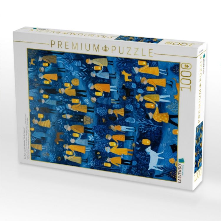 Produktbild: CALVENDO Puzzle Ein Motiv aus dem Kalender "Folk Art Seasons" | 1000 Teile Lege-Gr&ouml;&szlig;e 64x48cm Foto-Puzzle f&uuml;r gl&uuml;ckliche Stunden