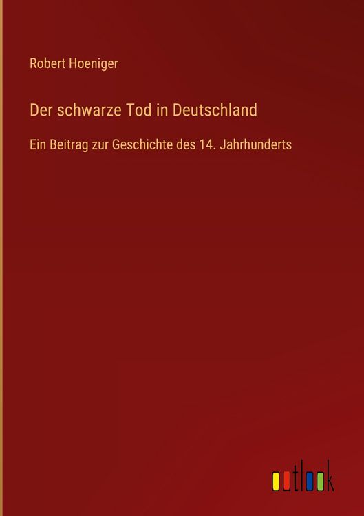 Produktbild: Der schwarze Tod in Deutschland