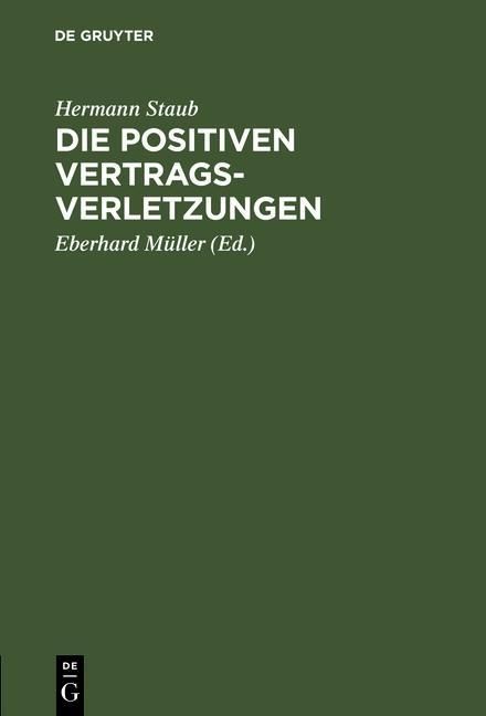 Produktbild: Die positiven Vertragsverletzungen