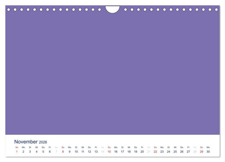 Produktbild: Farbiger Bastelkalender (Wandkalender 2026 DIN A4 quer), CALVENDO Monatskalender