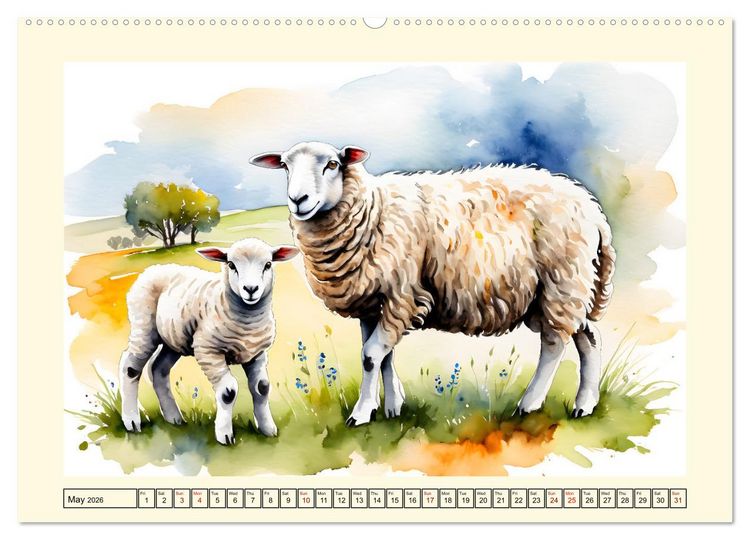 Produktbild: The magic of the seasons (Wall Calendar 2026 DIN A2 landscape), CALVENDO 12 Month Wall Calendar