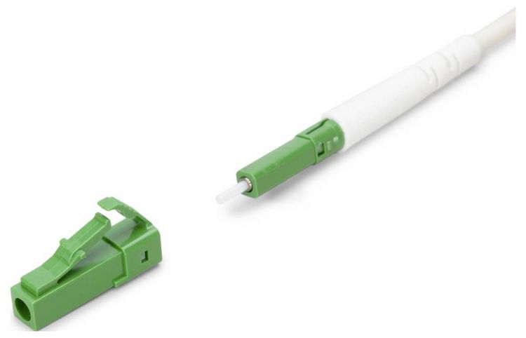 Produktbild: Digitus DK-3901LCA-30 Glasfaser LWL, Glasfaser Anschlusskabel 30 m Wei&szlig;, Gr&uuml;n [1x LC APC-Stecker - 1x LC APC-Stecker] 9/125 &micro; Singlemode
