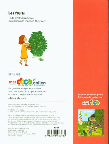 Produktbild: Les fruits : autocollants