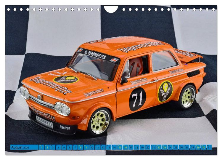 Produktbild: NSU TT CUP Auch im Kleinen ganz Gro&szlig; (Wandkalender 2026 DIN A4 quer), CALVENDO Monatskalender