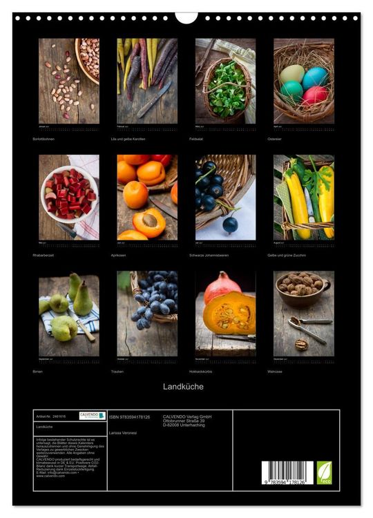 Produktbild: Landk&uuml;che (Wandkalender 2027 DIN A3 hoch), CALVENDO Monatskalender