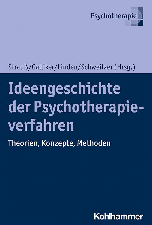 Produktbild: Ideengeschichte der Psychotherapieverfahren