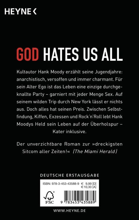 Produktbild: God hates us all