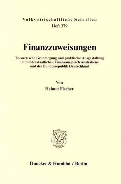 Produktbild: Finanzzuweisungen.