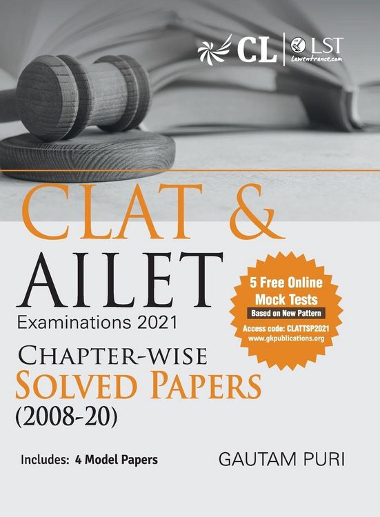 Produktbild: CLAT & AILET 2021 Chapter Wise Solved Papers 2008-2020 by Gautam Puri