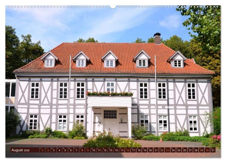 Produktbild: Nienburg - Weser (hochwertiger Premium Wandkalender 2026 DIN A2 quer), Kunstdruck in Hochglanz