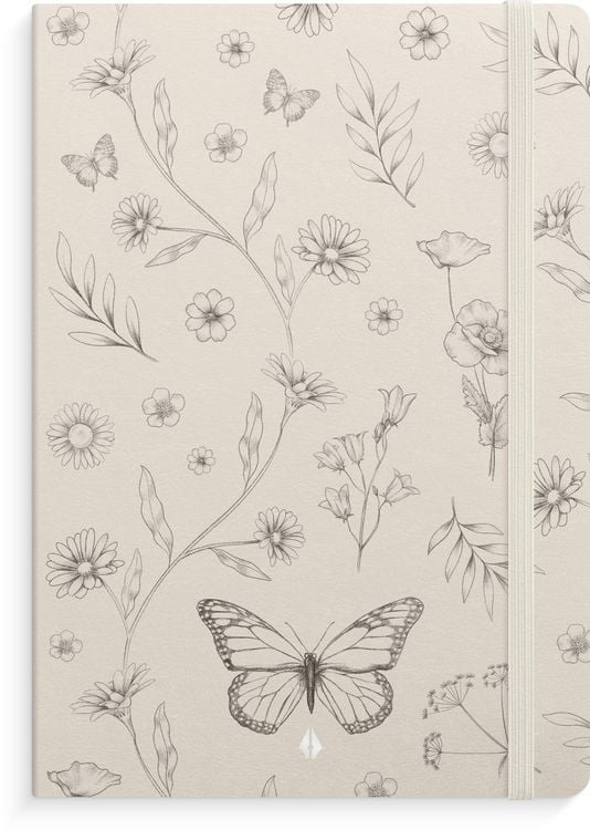 Produktbild: Burde Notizbuch Deluxe A5 Butterfly