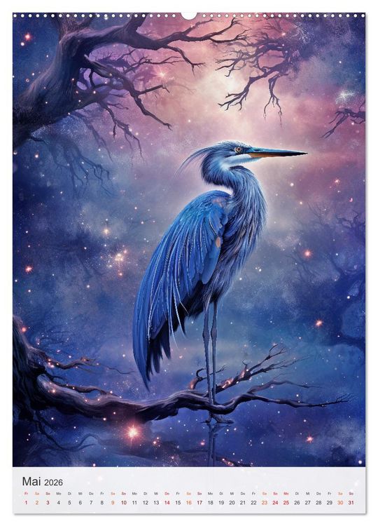 Produktbild: Magische Tierwelt (Wandkalender 2026 DIN A2 hoch), CALVENDO Monatskalender